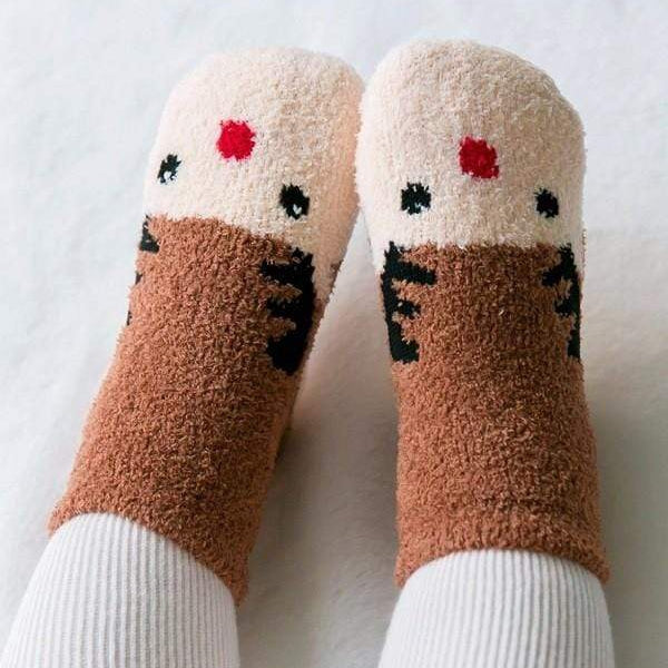 Reindeer Socks - HoneyBug 