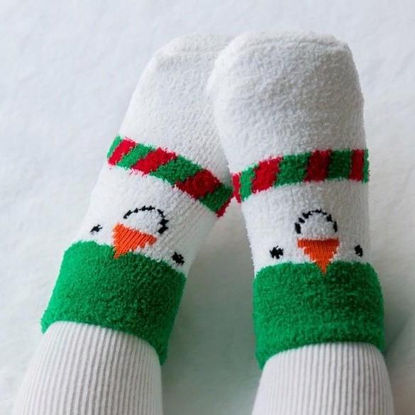 Snowman Socks - HoneyBug 