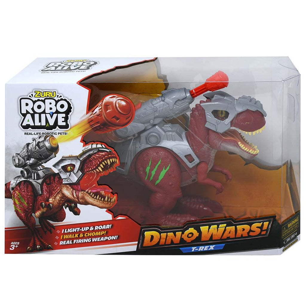 Zuru Robo Alive Dino Wars - Series 1, T-Rex - HoneyBug 