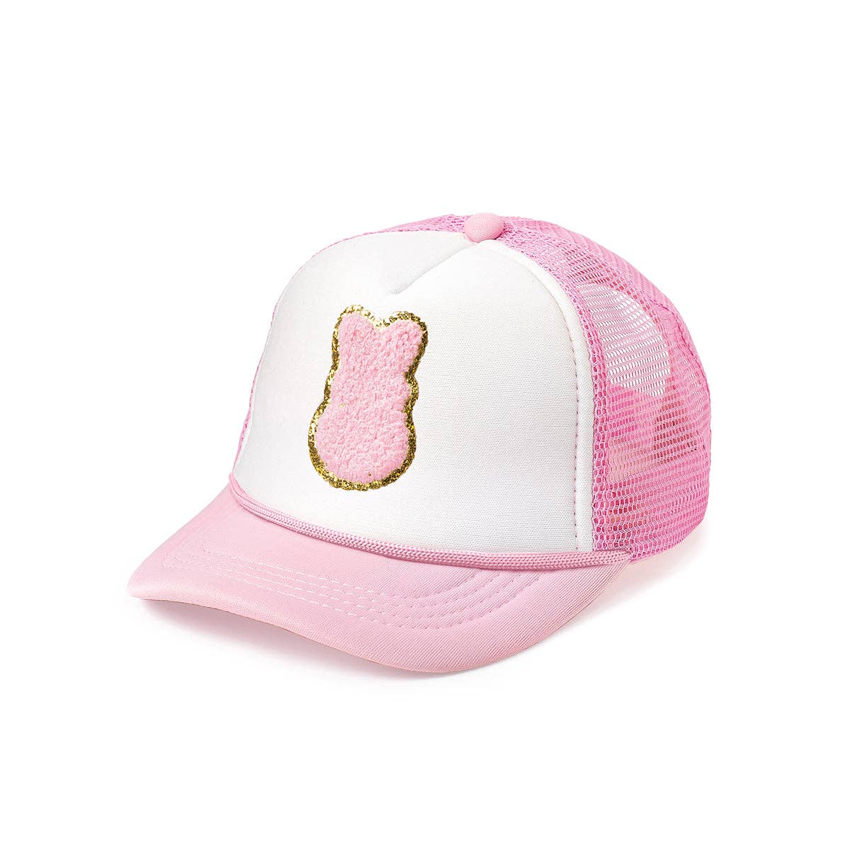 Pink Bunny Patch Hat - HoneyBug 