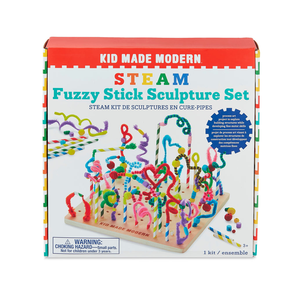 STEAM - Fuzzy Stick Sculpture Set - HoneyBug 