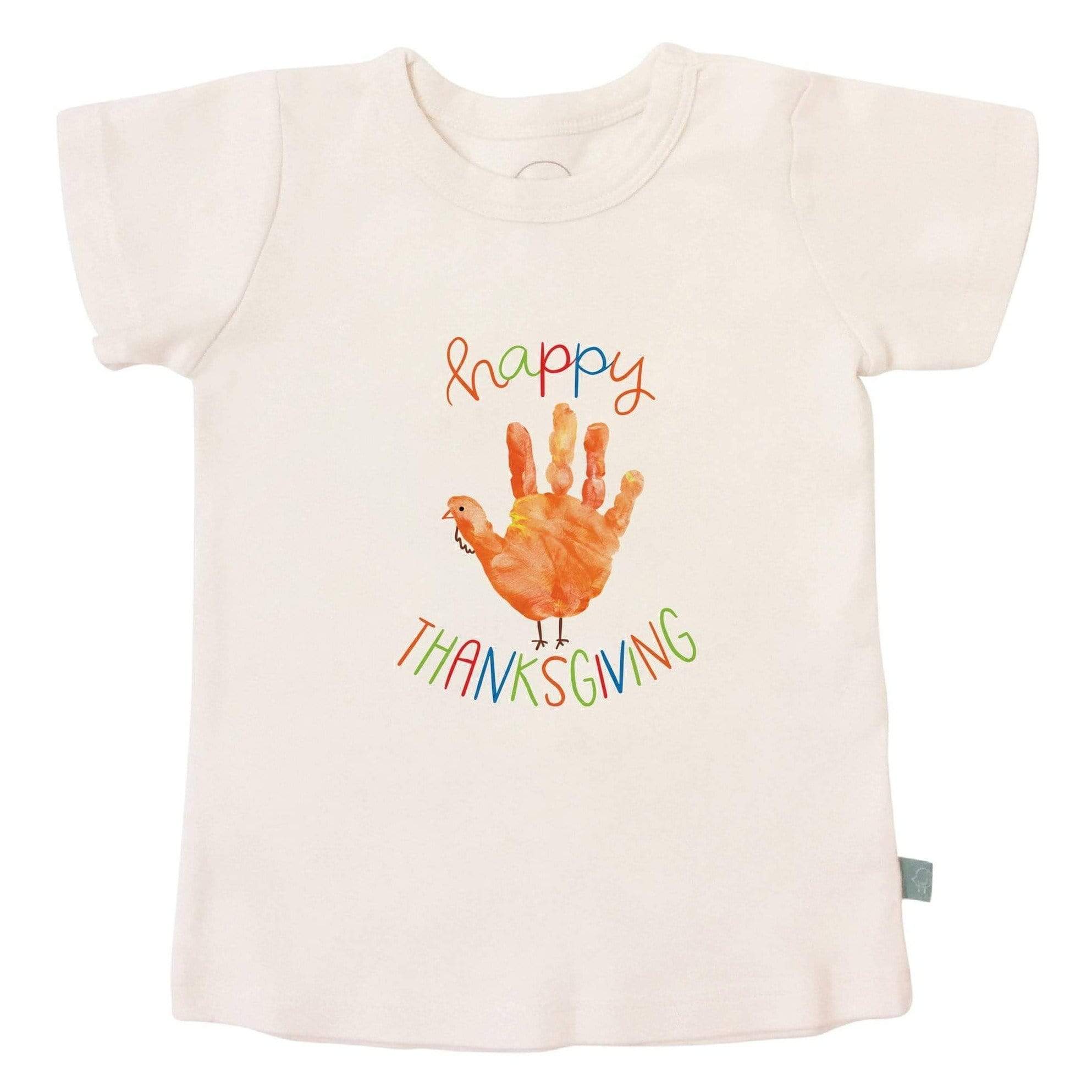 Hand First Thanksgiving T-shirt - HoneyBug 