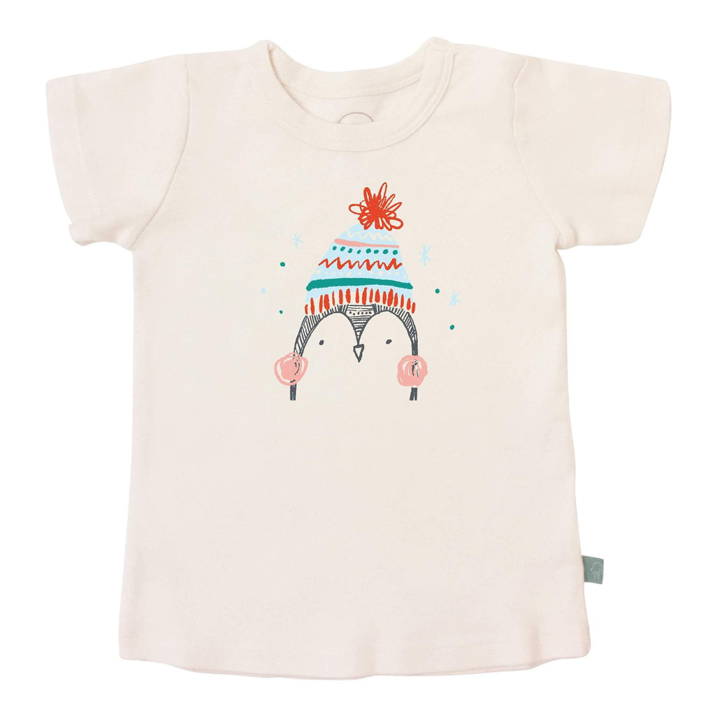 Holiday Penguin Graphic T-shirt - HoneyBug 