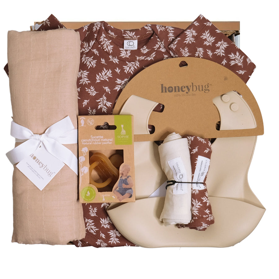 Winter Floral Baby Gift Box - HoneyBug 