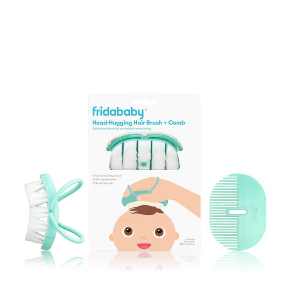Baby Head-Hugging Hairbrush + Styling Comb Set - HoneyBug 