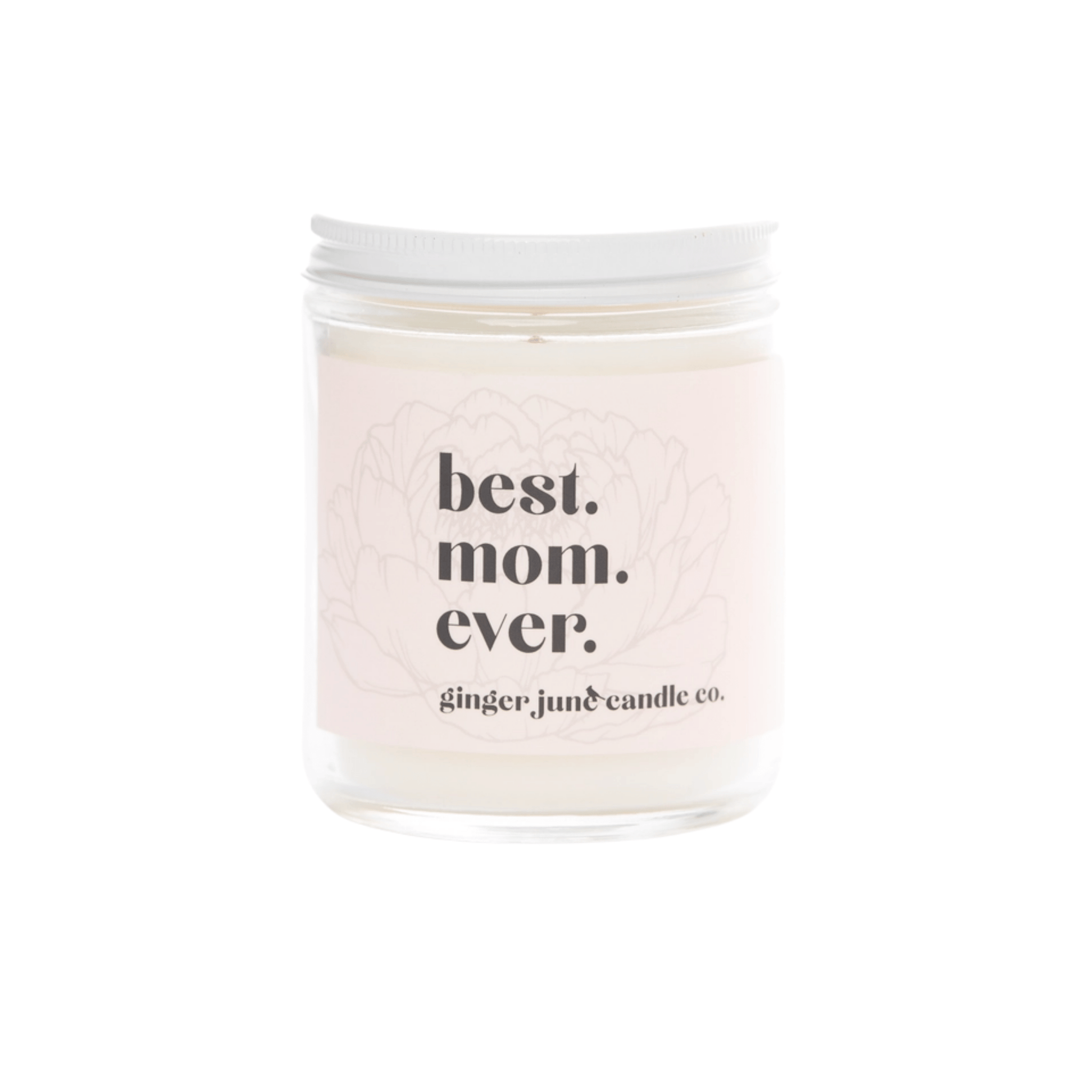 BEST MOM EVER • NON TOXIC SOY CANDLE • APRICOT FIG - HoneyBug 