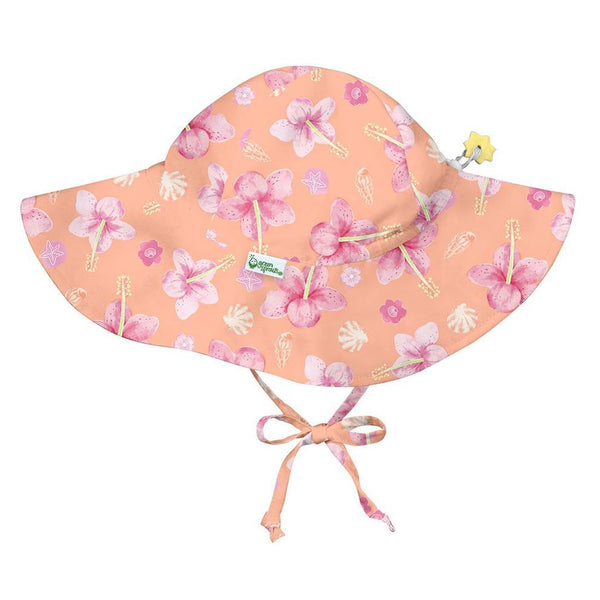 Brim Sun Protection Hat - Coral - HoneyBug 