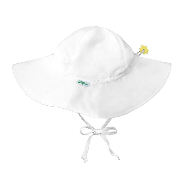 Brim Sun Protection Hat - White - HoneyBug 
