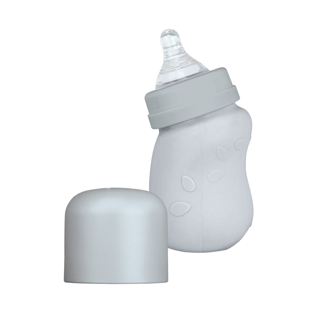 Sprout Ware® Baby Bottle made from Plants & Glass -  - 5ozGray - HoneyBug 