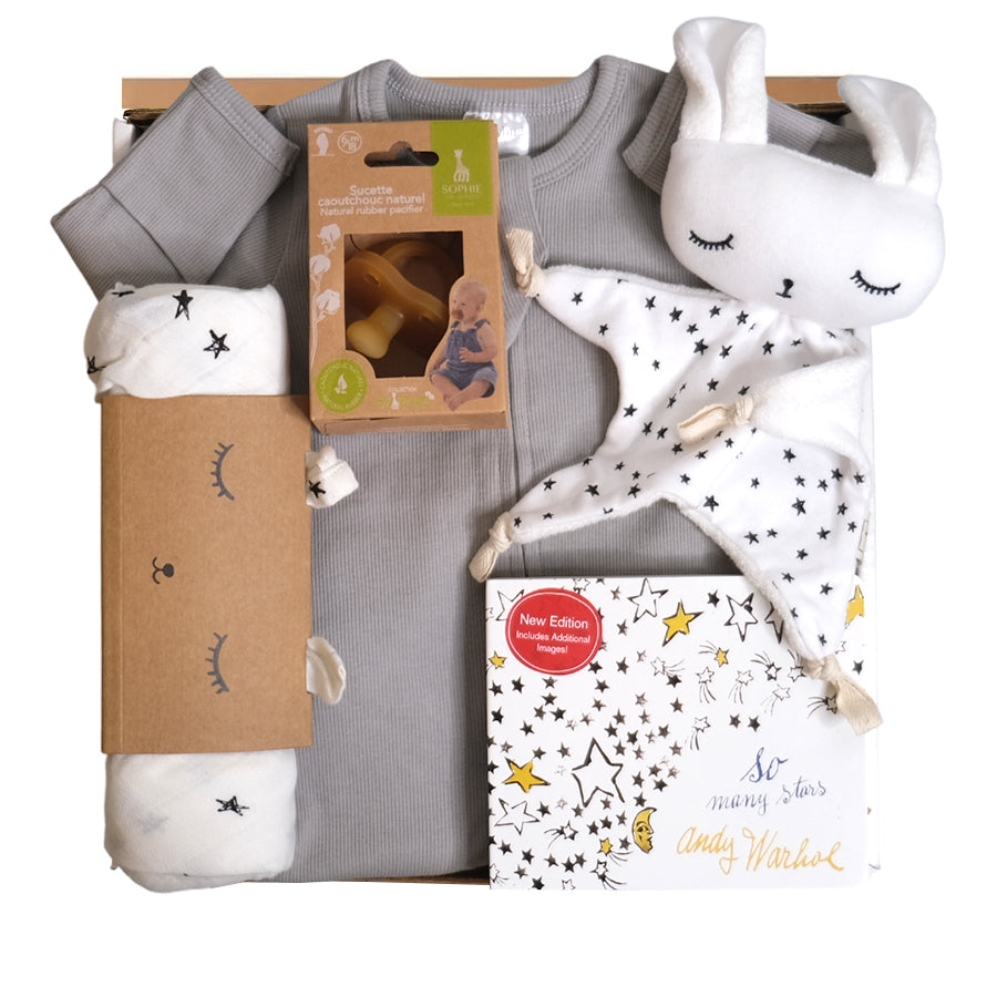 Twinkle, Twinkle Little Baby Gift Box - Stone - HoneyBug 