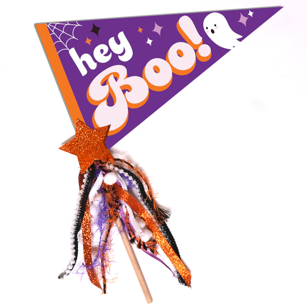 Pennant Flag Kit - Hey Boo! - HoneyBug 