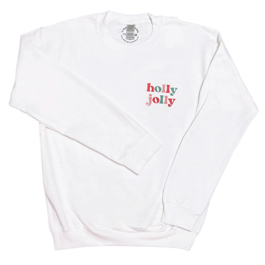Holly Jolly Crewneck Sweatshirt - HoneyBug 