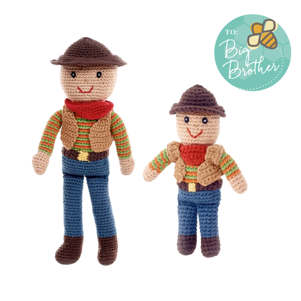 New Sibling Gifts - I Wanna Be A Cowboy Baby - HoneyBug 