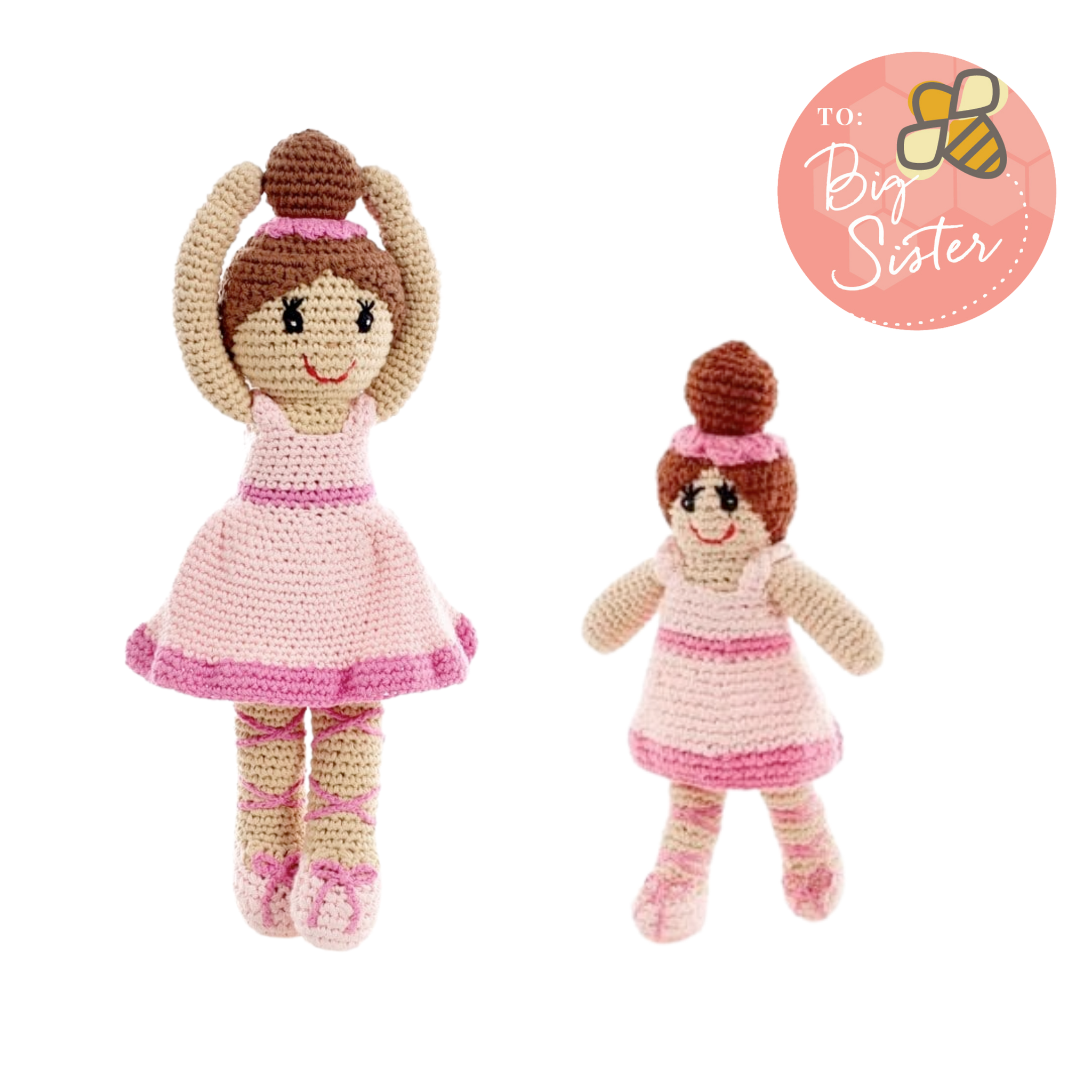New Sibling Gifts - Little Ballerinas Pink - HoneyBug 