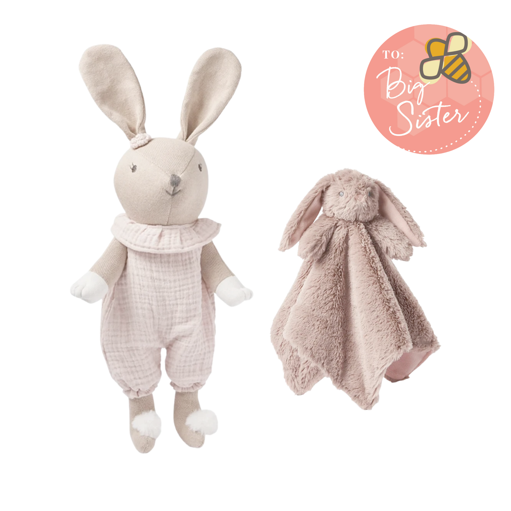 New Sibling Gifts - Some Bunnies Love Each Other - HoneyBug 