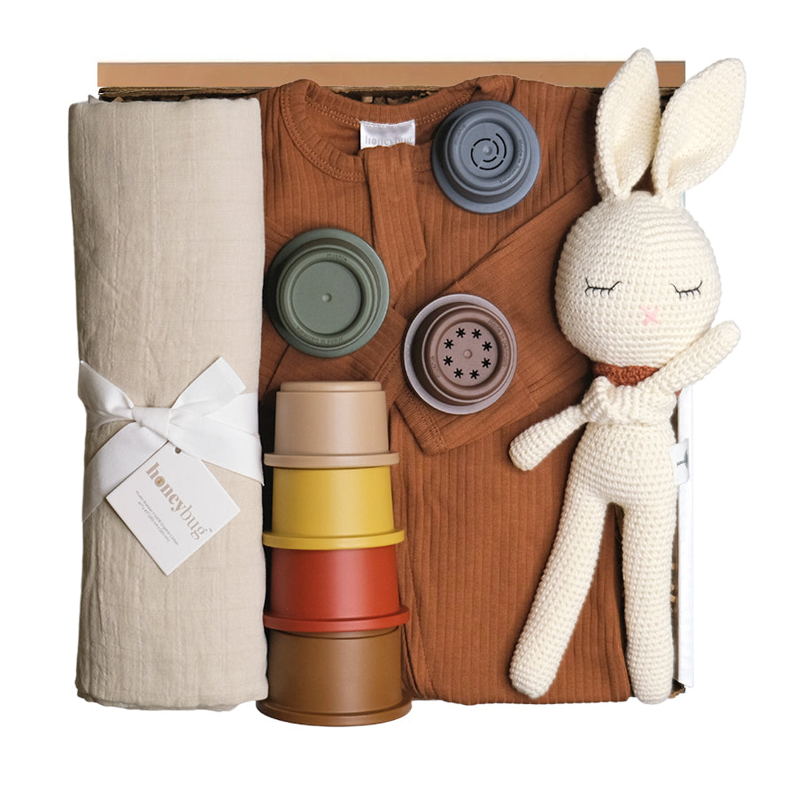 Bunny Friend Gift Box - Honey - HoneyBug 