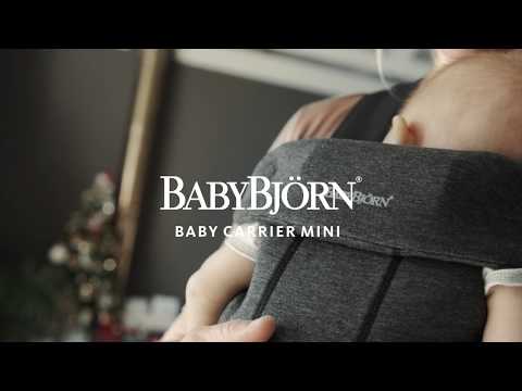 Baby Carrier Mini, Cotton - Black
