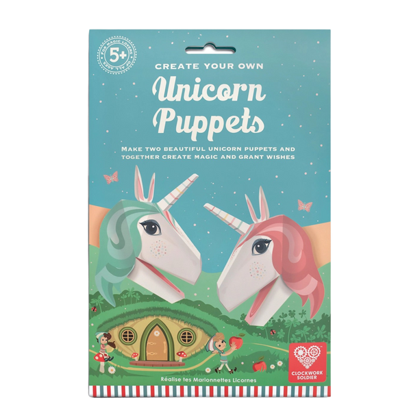 Create Your Own Unicorn Puppets - HoneyBug 