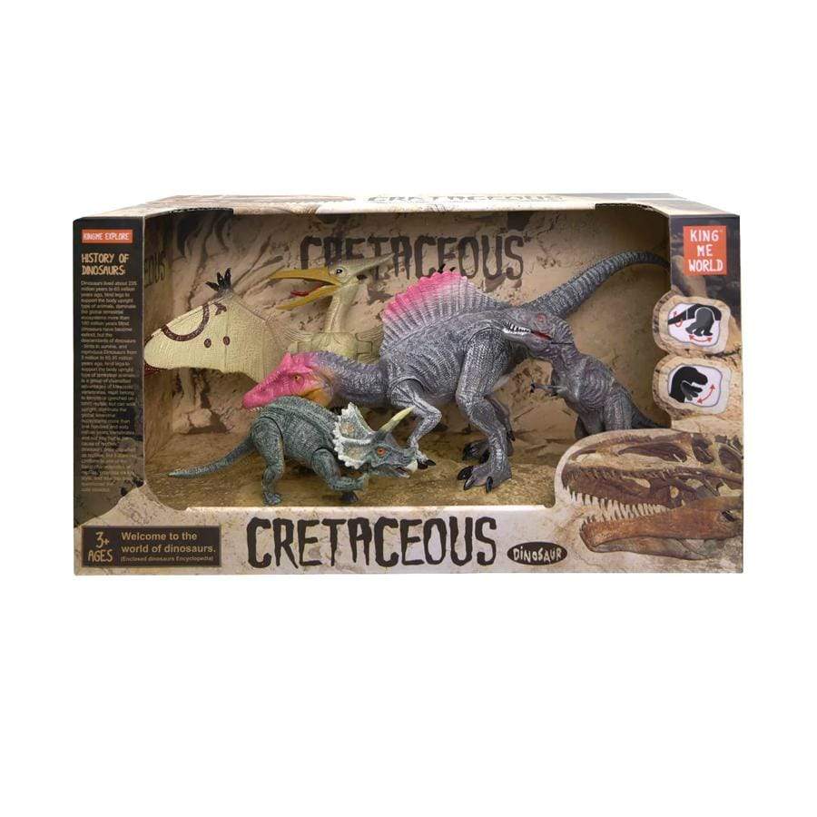 4- Pack Cretaceous Dinosaurs - HoneyBug 