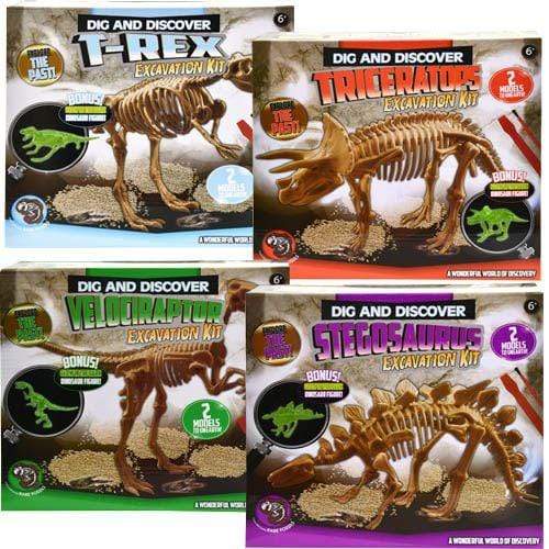 Dig & Discover Dinosaur Excavation Kit - HoneyBug 