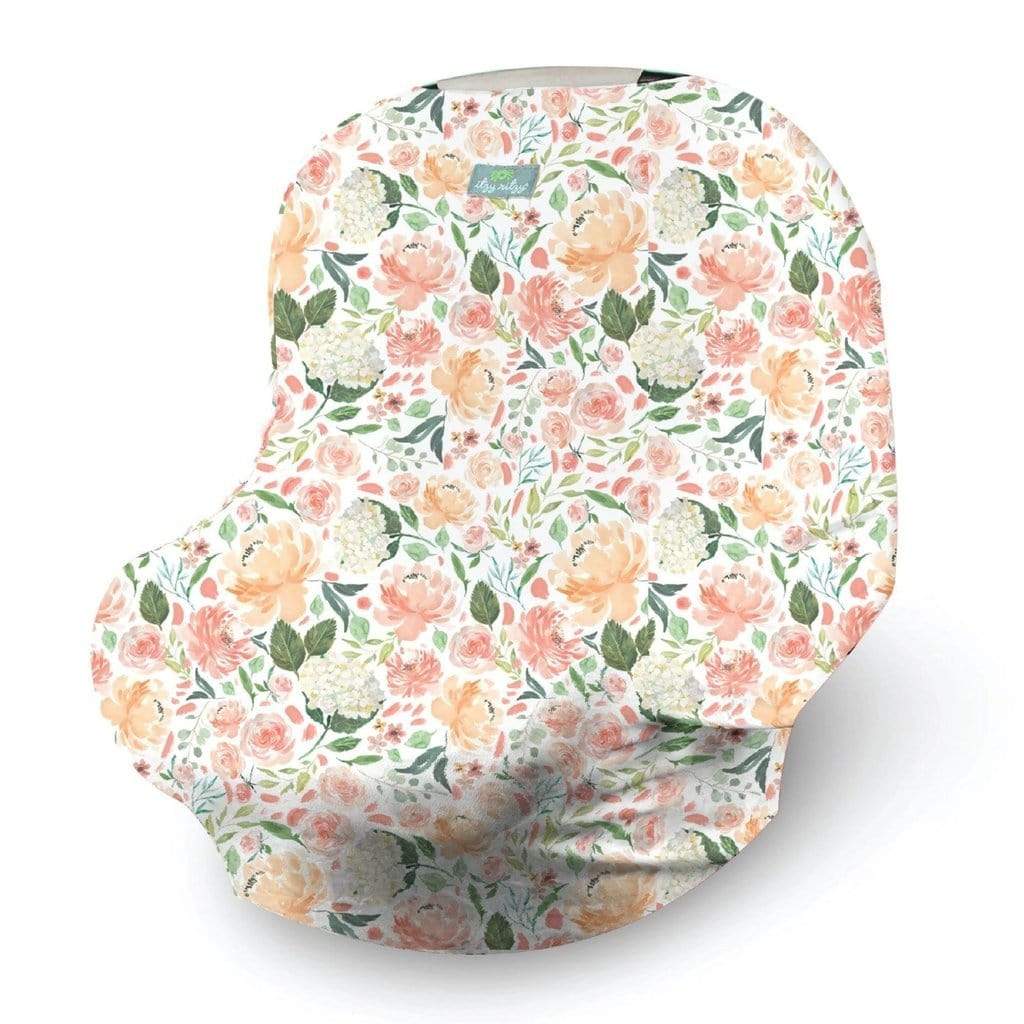 Mom Boss 4-in-1 Multi-Use Cover - Floral - HoneyBug 