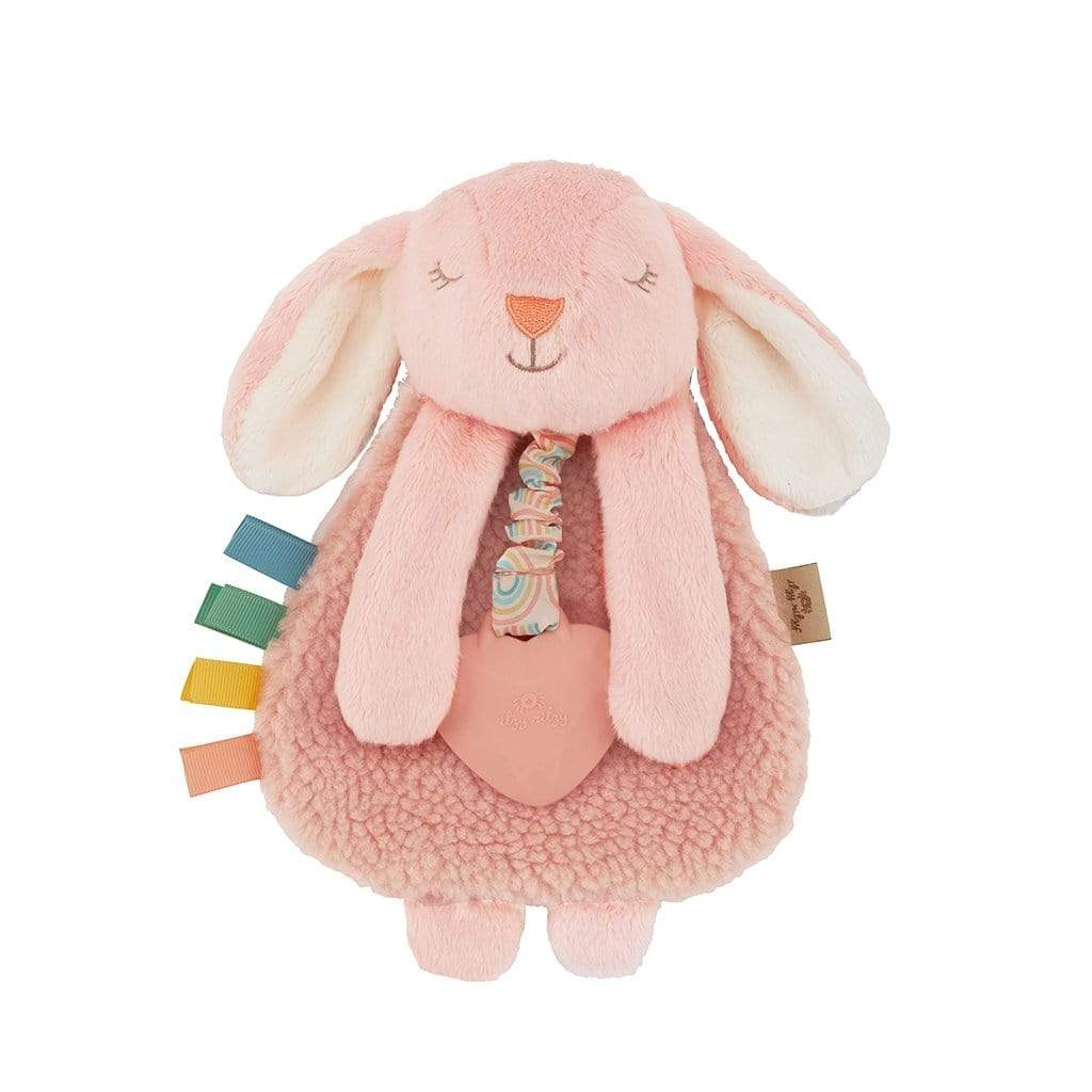 Itzy Lovey™ Bunny Plush with Silicone Teether Toy - HoneyBug 