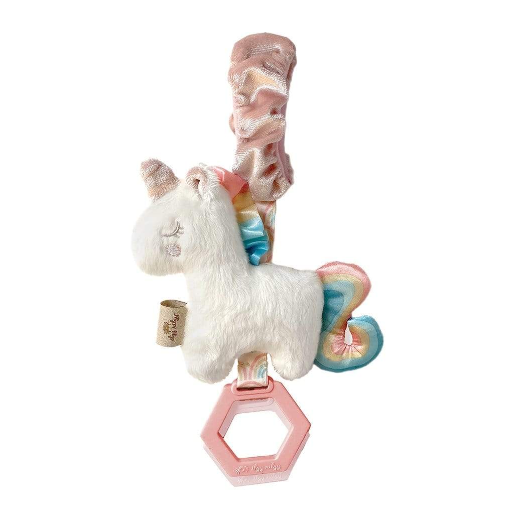 Ritzy Jingle™ Unicorn Attachable Travel Toy - HoneyBug 