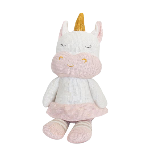Knitted Toy - Kenzie Unicorn - HoneyBug 