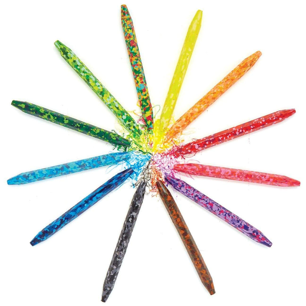 Confetti Crayons (Set of 12) - HoneyBug 