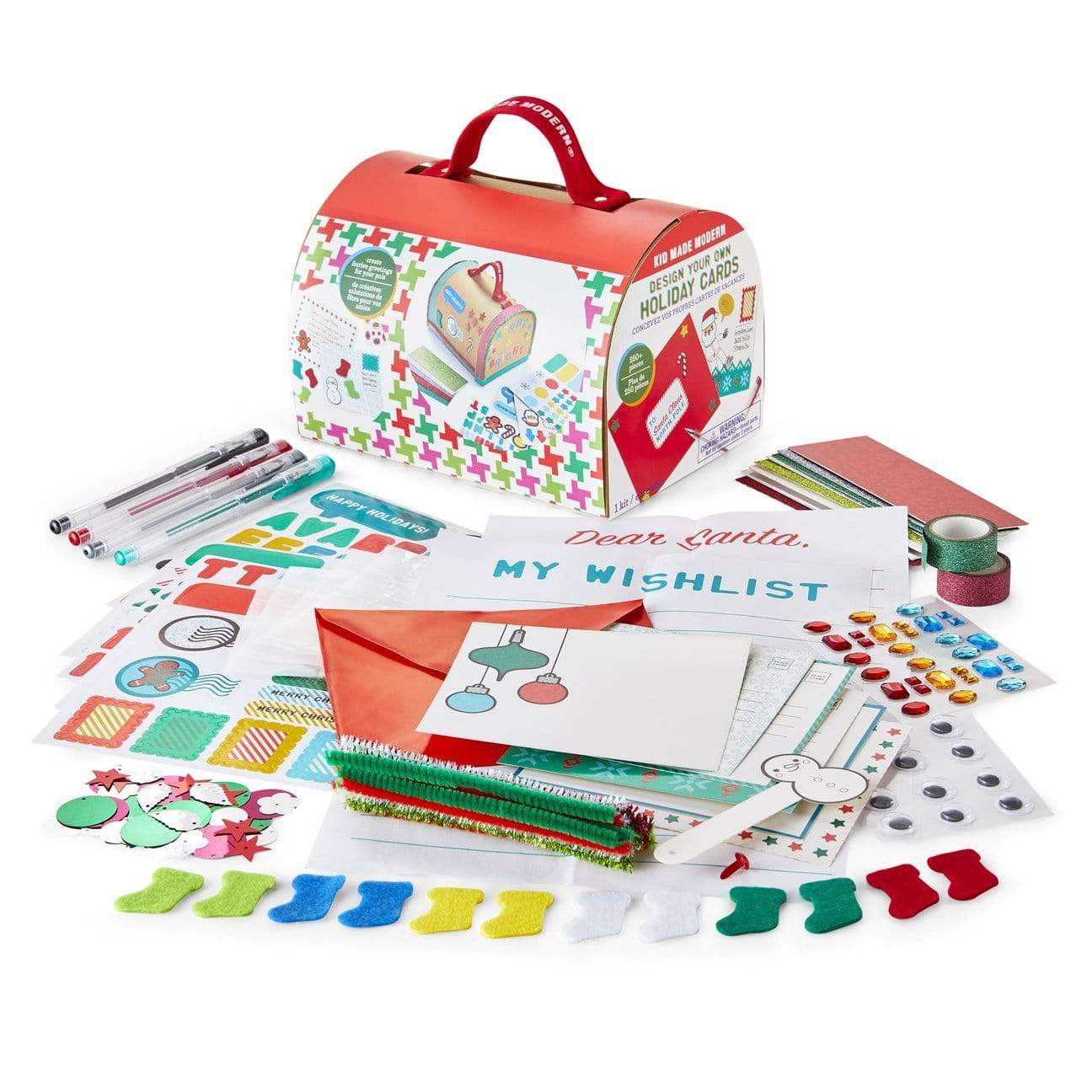 Design Your Own Holiday Cards Craft Kit - HoneyBug 