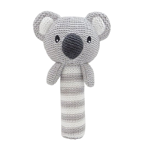 Huggable Knit Rattle - Kirby Koala - HoneyBug 