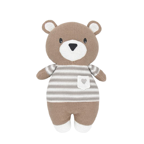 Huggable Knit Toy - Brody Bear - HoneyBug 