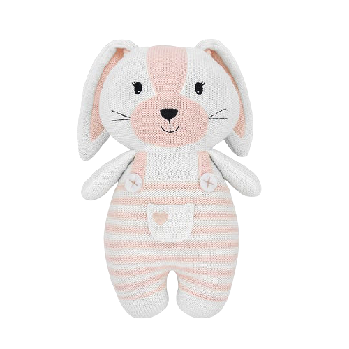 Huggable Knit Toy - Lucy Bunny - HoneyBug 