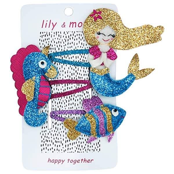 Splish Splash Mermaid Hair Clips - HoneyBug 