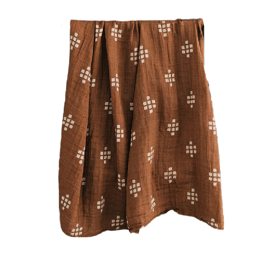 Chestnut Textiles Muslin Swaddle Blanket - HoneyBug 
