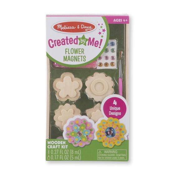 Created by Me! Flower Magnets Wooden Craft Kit - HoneyBug 