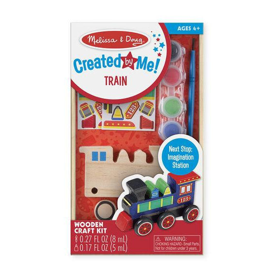 Created by Me! Train Wooden Craft Kit - HoneyBug 