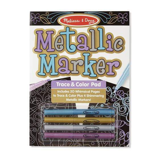 Metallic Marker Trace & Color Pad - HoneyBug 