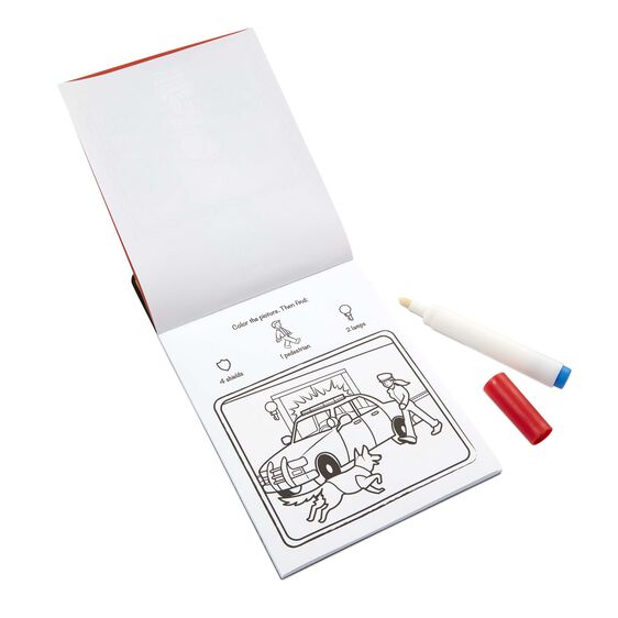 On the Go ColorBlast No-Mess Coloring Pad - Vehicles - HoneyBug 