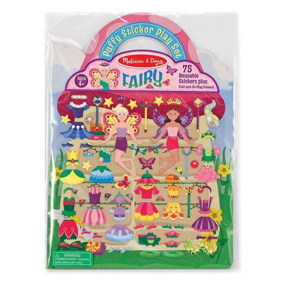 Puffy Sticker Play Set - Fairy - HoneyBug 