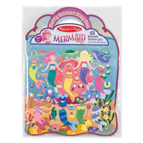 Puffy Sticker Play Set: Mermaid - HoneyBug 