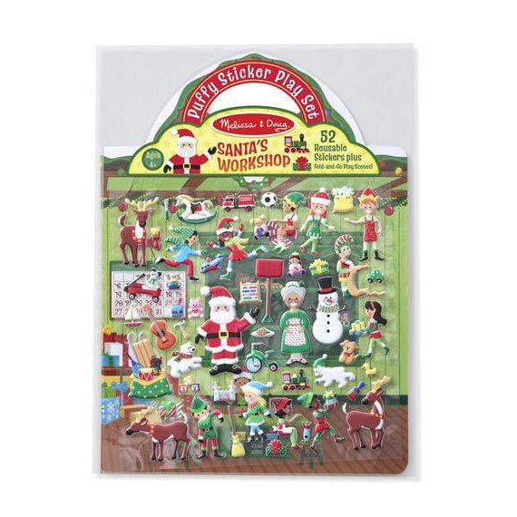 Puffy Stickers - Santa's Workshop - HoneyBug 