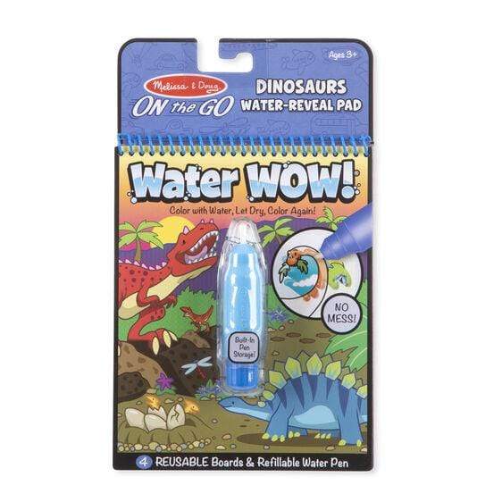 Water Wow! Dinosaurs Water-Reveal Pad - On the Go Travel Activity - HoneyBug 