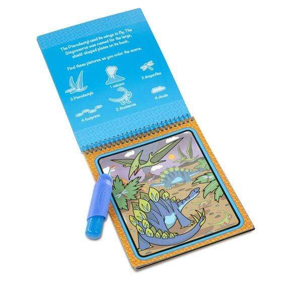 Water Wow! Dinosaurs Water-Reveal Pad - On the Go Travel Activity - HoneyBug 