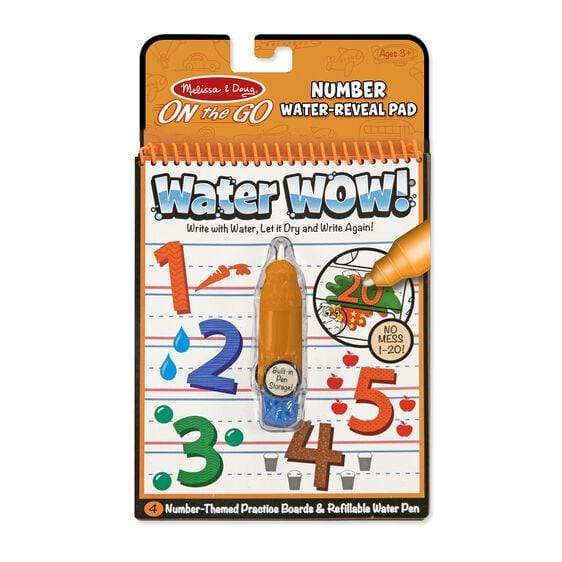 Water Wow! Numbers - On the Go Travel Activity - HoneyBug 