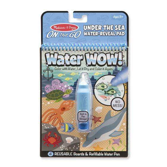 Water Wow! - Under The Sea Water Reveal Pad - On the Go Travel Activity - HoneyBug 