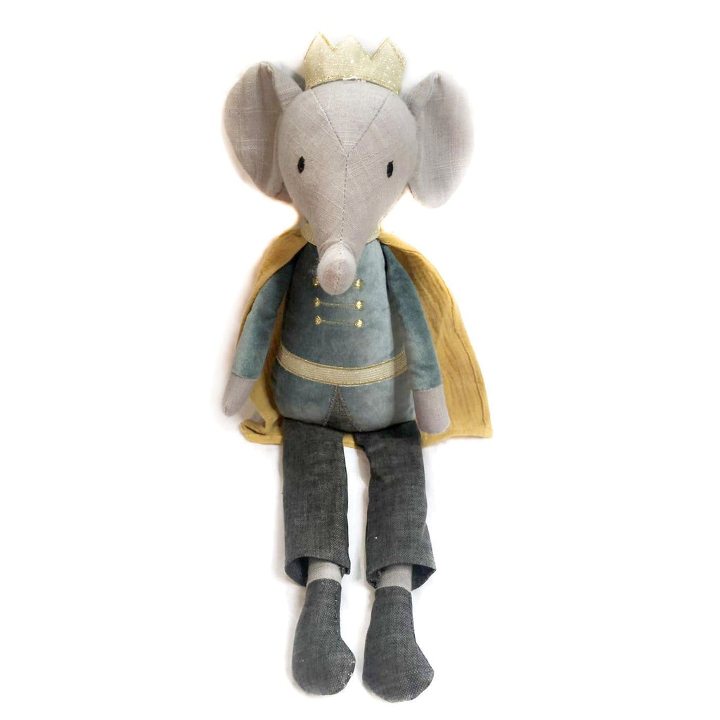 'Elroy' Elephant Prince Doll - HoneyBug 
