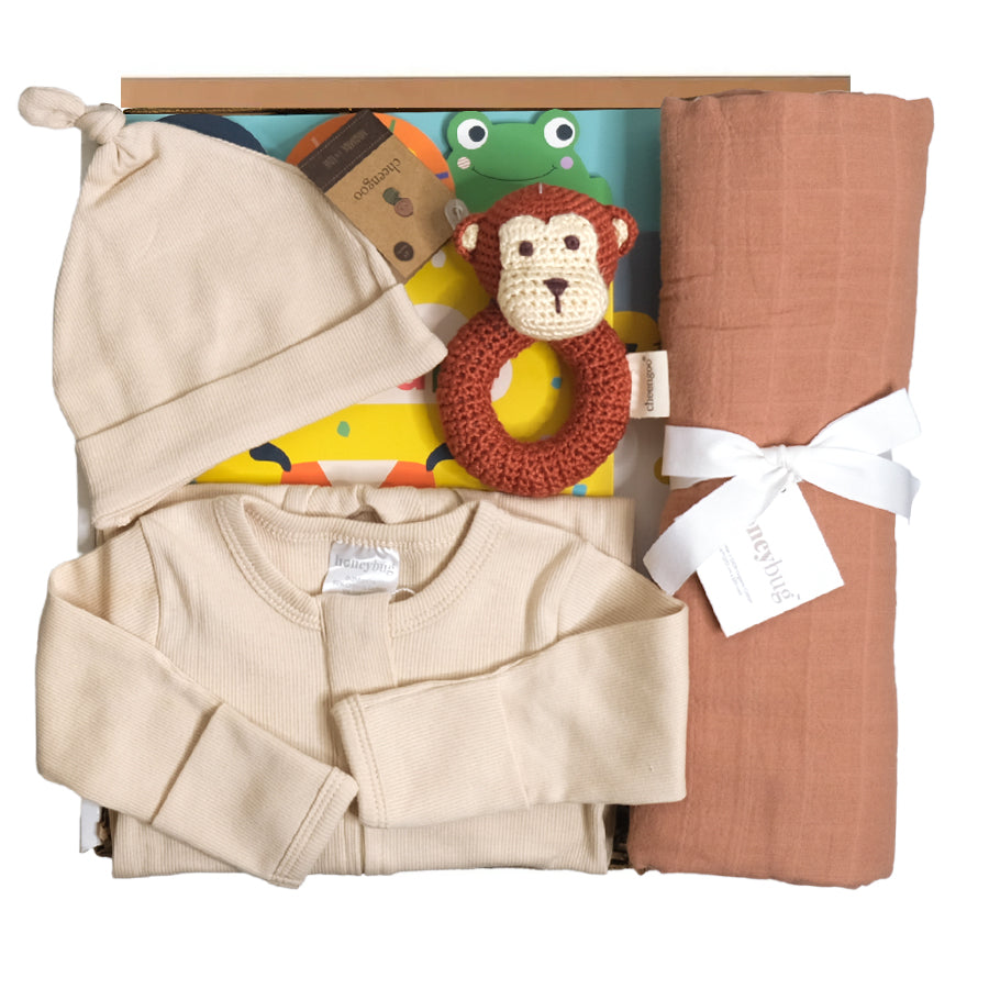 Zoo Crew Gift Box - Monkey - HoneyBug 