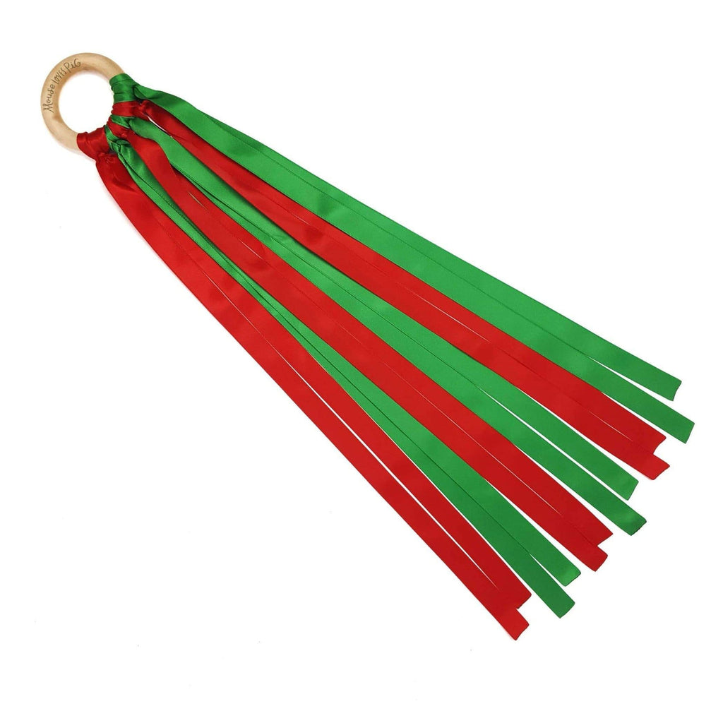Christmas Ribbon Wand - HoneyBug 