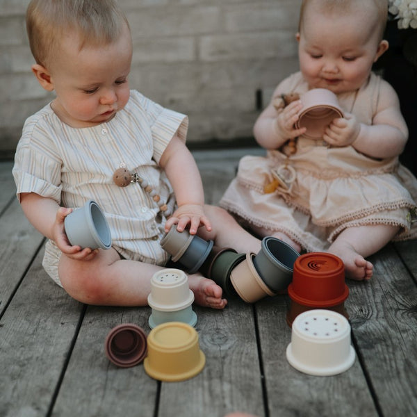 Stacking Cups Toy | Made in Denmark (Retro) - HoneyBug 